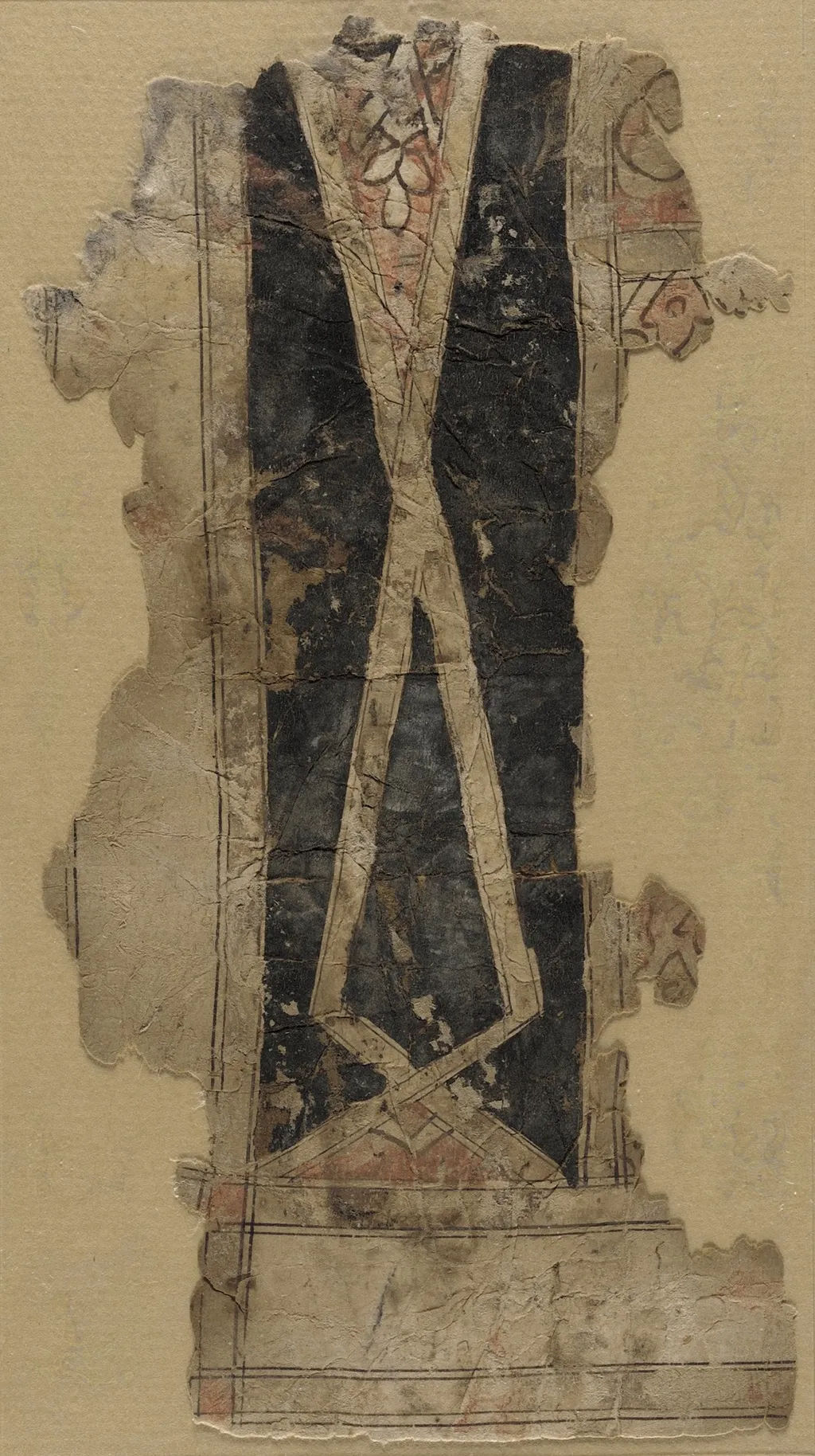 Fragmentary Playing Card, by Unknown, unspecified