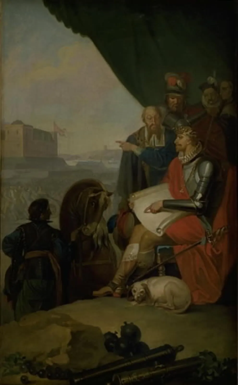 Frederik II Builds Kronborg Castle at Elsinore, by Unknown, 1781