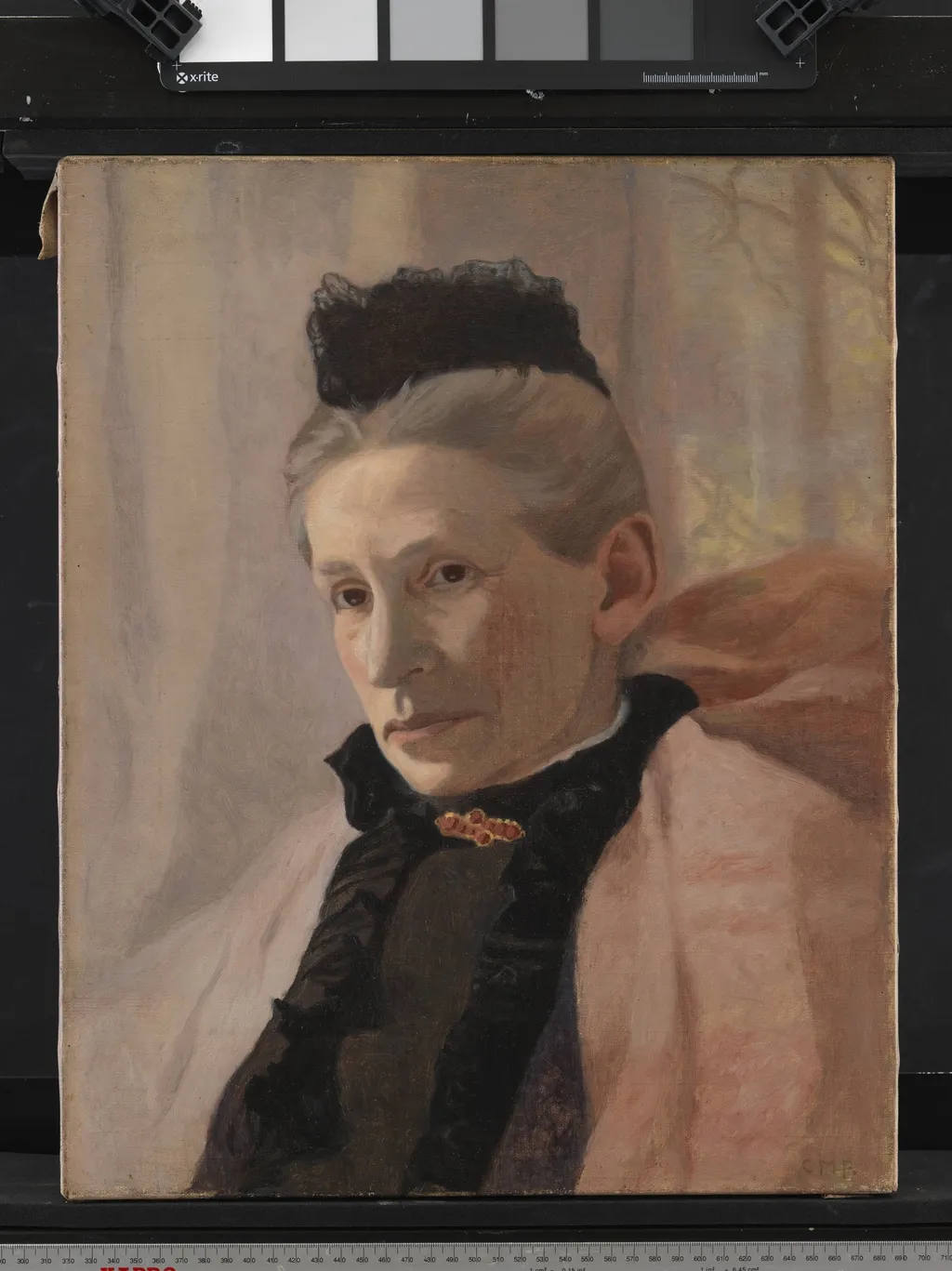 Frederikke von Scholten, née Arendrup, the Artist's Mother-in-Law, by Unknown, 1900