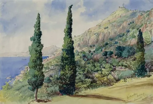 From a window, Gibraltar, by Unknown