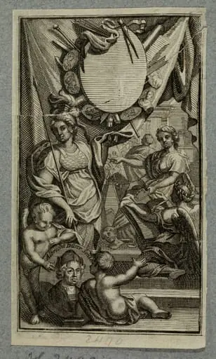 Frontispiece with portrait of Albrecht Dürer d.Ä., by Unknown
