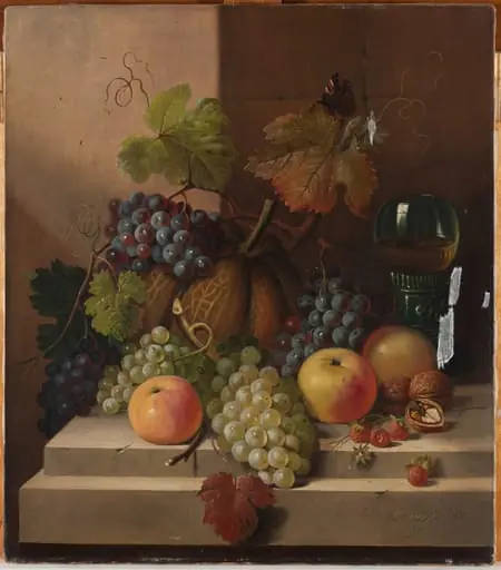 Früchtestillleben, by Unknown