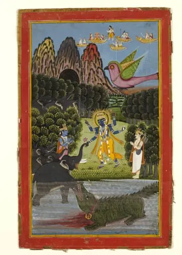 Gajendramoksha, by Unknown