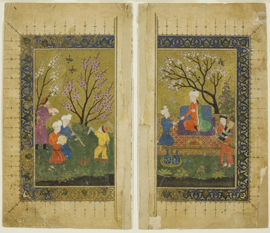 Garden Scene, by Unknown