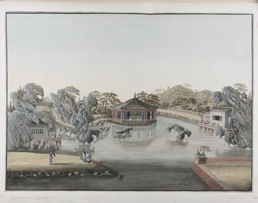 Garden Scene, by Unknown