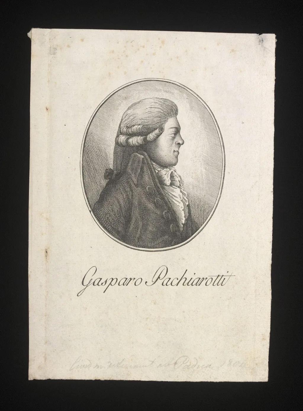 Gasparo Pachiarotti, by Unknown, 1750
