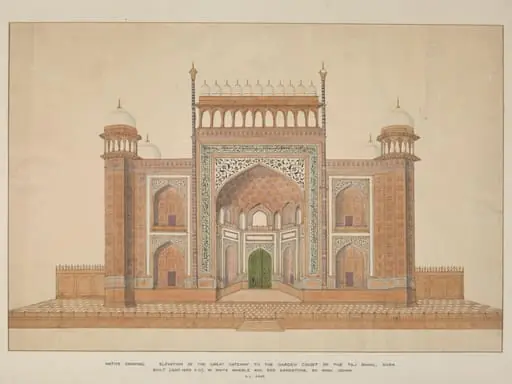 Gateway to the Taj Mahal, by Unknown