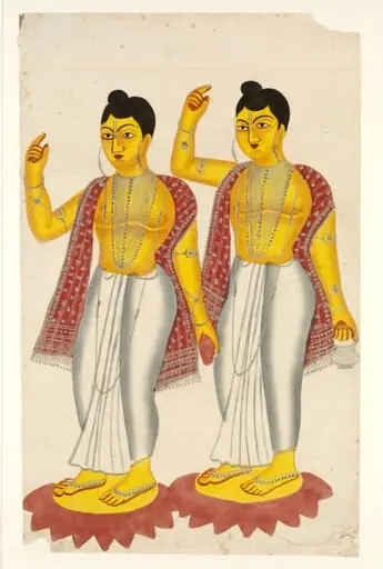Gaur and Nitai, by Unknown