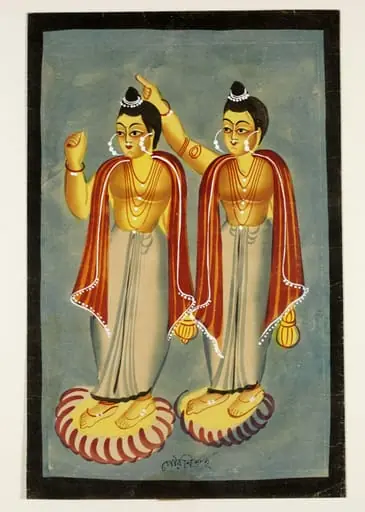 Gaur and Nitai, by Unknown