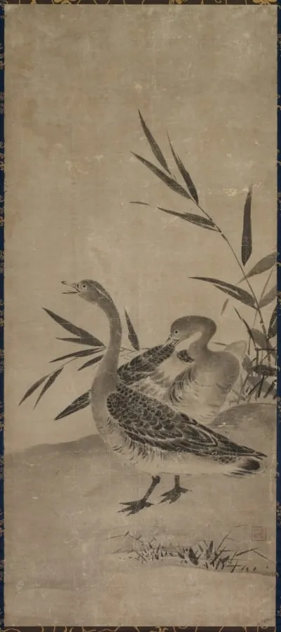 Geese, by Unknown, unspecified, 1742