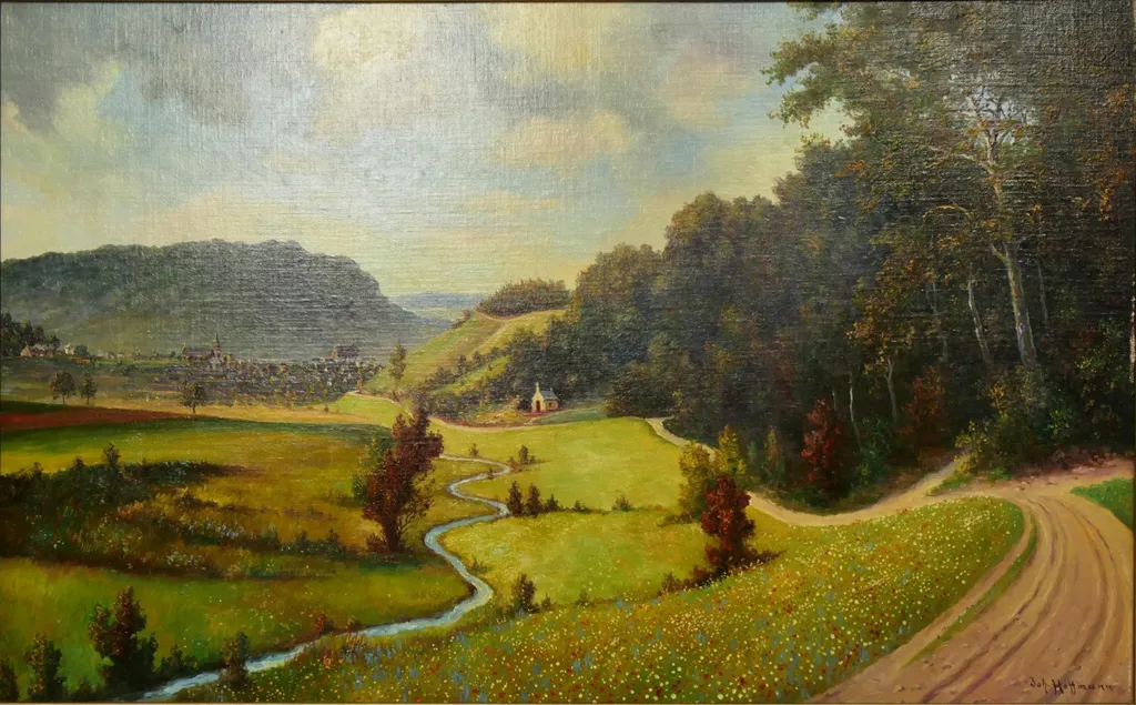 Gemälde Konzer Tälchen, by Unknown, 1850
