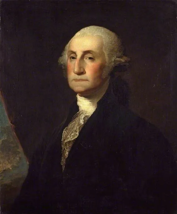 George Washington, by Unknown, oil, 1801