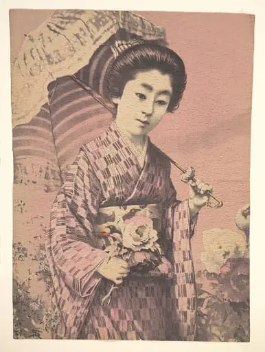 日傘を差す女|Girl Carrying a Parasol, by Unknown