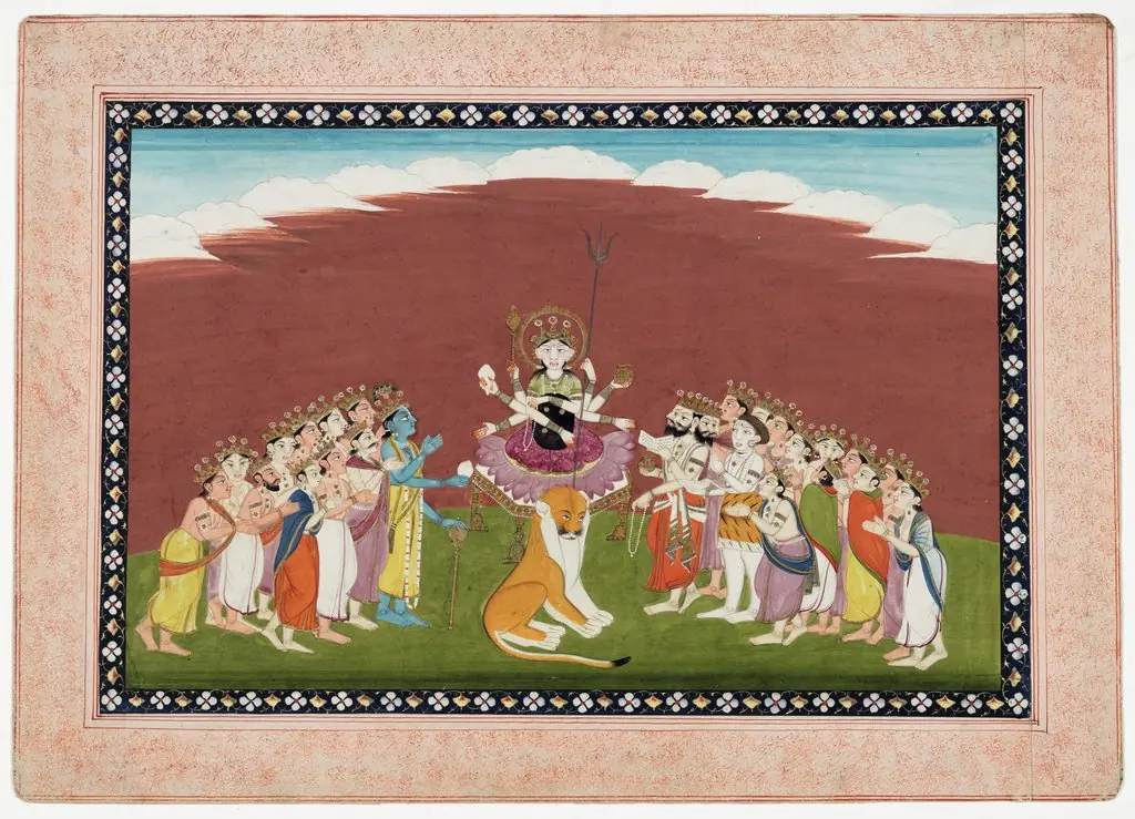 Gods Appeal to Durga for Help, by Unknown