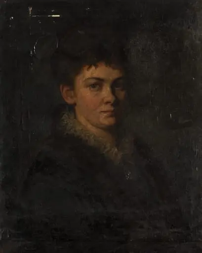 Goebeler, Elise: Portrait of an Unknown Lady, by Unknown