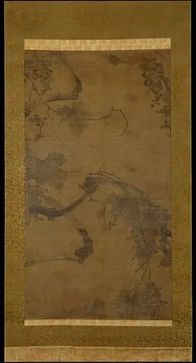 작자미상 포도   조선|作者未詳 墨葡萄圖   朝鮮|Grapevine in the Wind, by Unknown