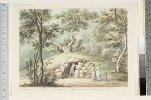 Gravhøj ved Jægerspris, by Unknown