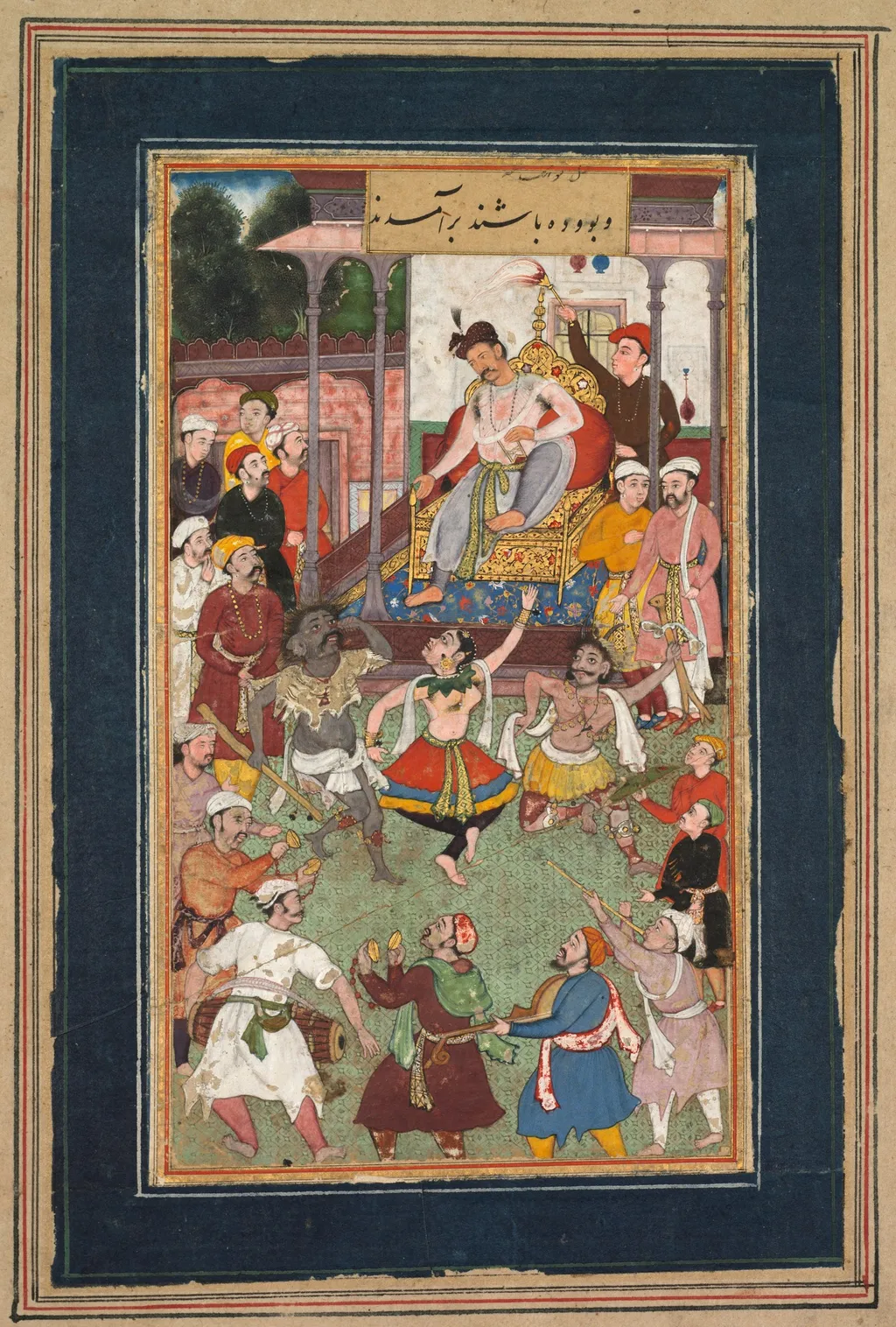 Grotesque Dancers Performing, by Unknown, unspecified, 1600