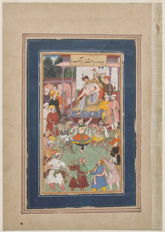 Grotesque Dancers Performing, by Unknown, unspecified, 1600