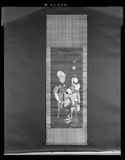 Guafu: Laozi and two Taoist deities, by Unknown