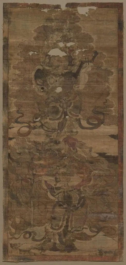 Guardian Kings: Dhrtarastra and Virupaksa, by Unknown