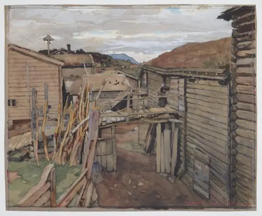 Gudbrand's Valley, Old Houses, by Unknown