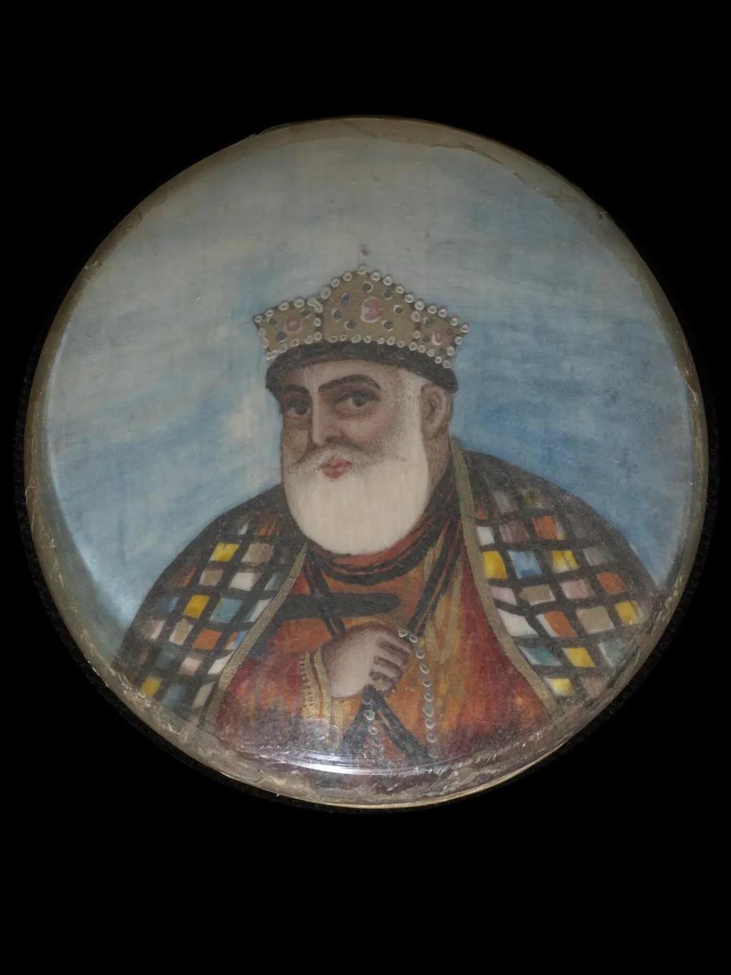 Guru Nanak, by Unknown, paint, 1850