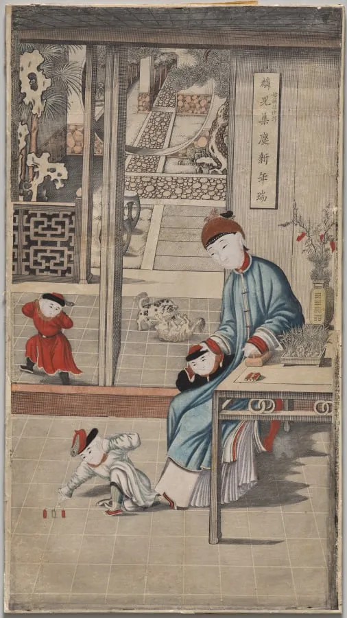 Gusu Beauty – Winter, by Unknown, 1766