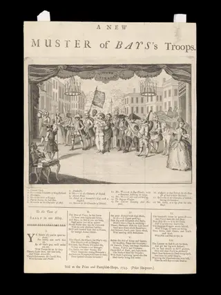 H Beard Print Collection, by Unknown, 1745