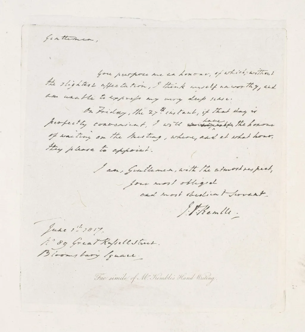 H Beard Print Collection, by Unknown, 1817