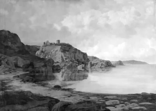 Hammershus på Bornholm, by Unknown