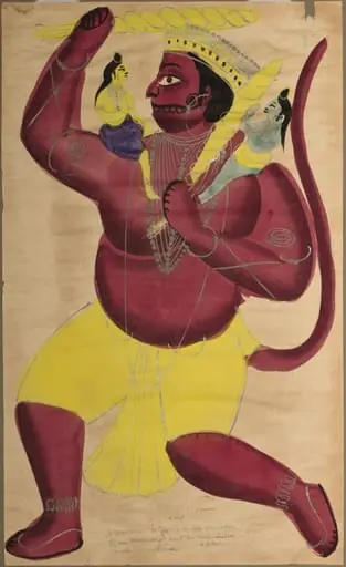 Hanuman, by Unknown