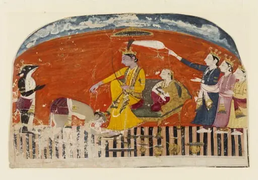 Hanuman, Rama and Sita, by Unknown