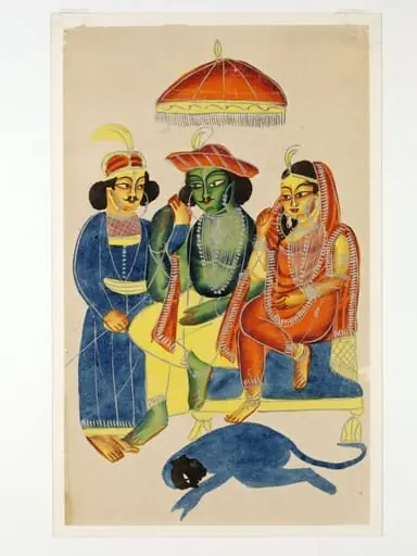 Hanuman, Rama, Sita and Lakshmana, by Unknown