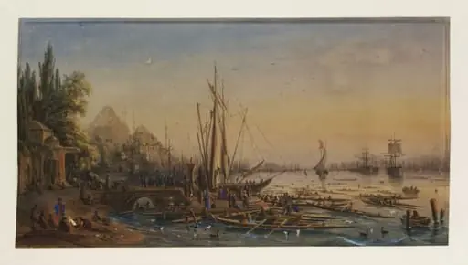 Harbour of Constantinople, by Unknown