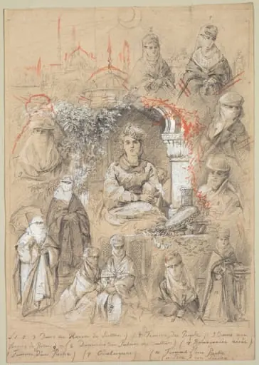 Harem Women, by Unknown