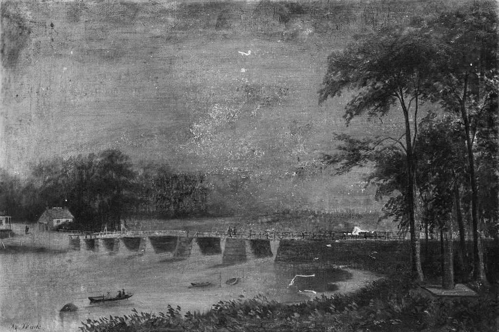 Harlem Bridge, New York, by Unknown