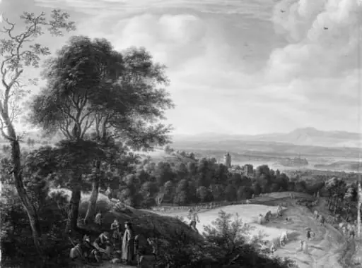 Harvest in the Rhineland, by Unknown