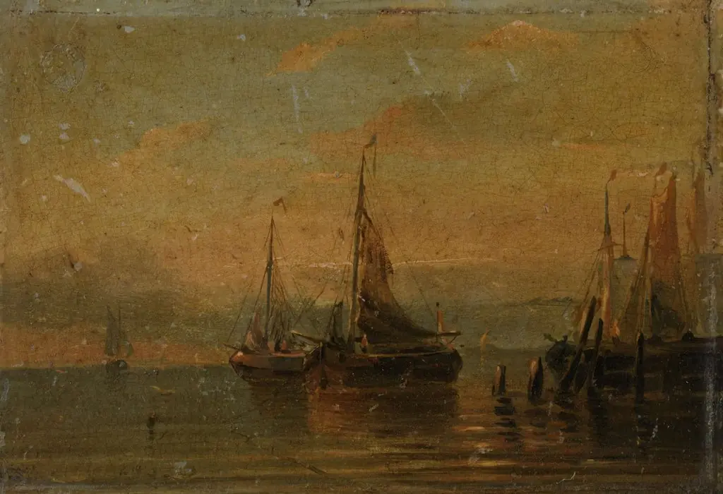 Havengezicht, by Unknown
