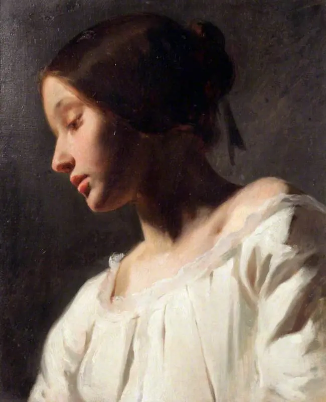 Head of a Girl, by Unknown