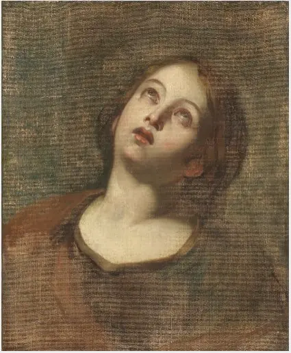 Head of a Saint, by Unknown
