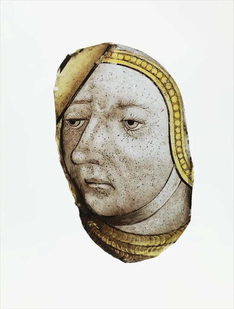 Head of a Woman, by Unknown, 1440