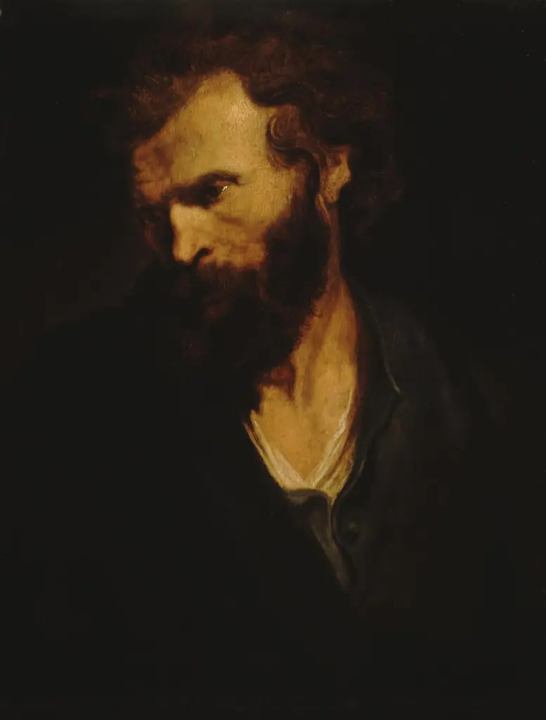 Head of an Apostle, by Unknown