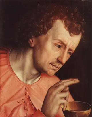 Head of St John the Evangelist, by Unknown, 1850