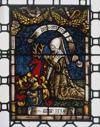 Heraldic Panel of Barbara von Zimmern, by Unknown, 1518