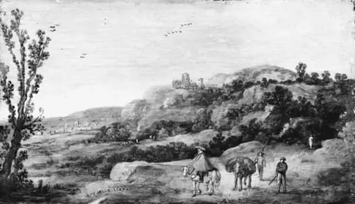 Hilly Landscape, by Unknown