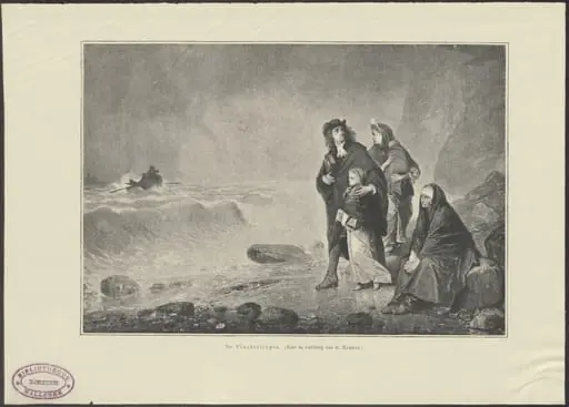 History Print 'The Refugees', by Unknown