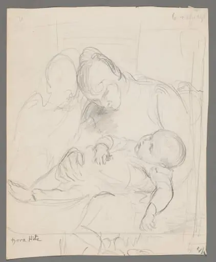 Hitz, Dora: Mother and Child, by Unknown