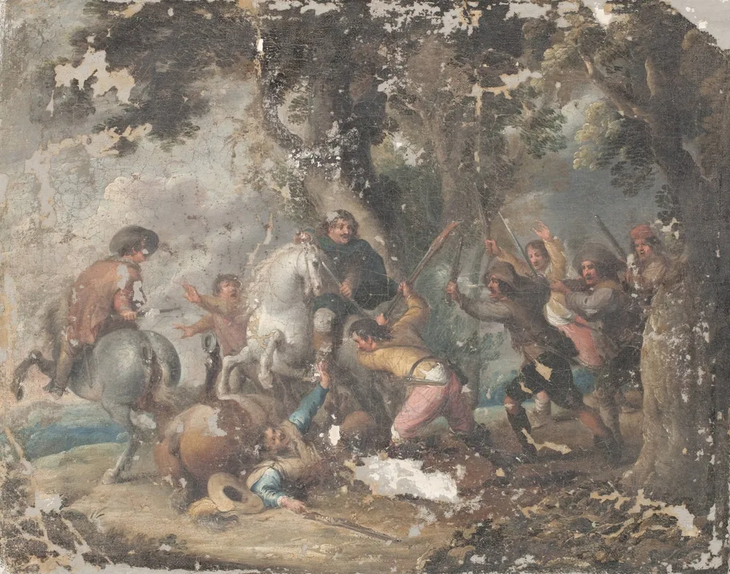 Hold-Up, by Unknown, 1650