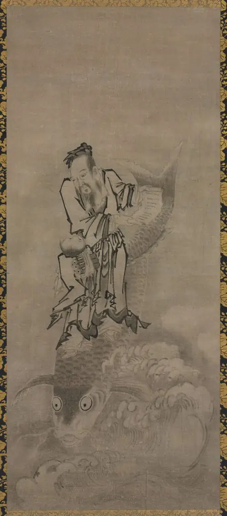 Hotei with Daoist Immortals, by Unknown